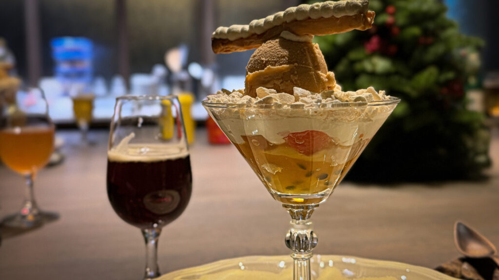 ishiのパフェとビール