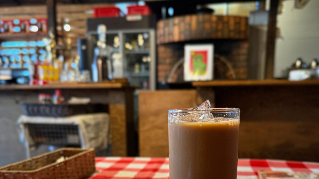 LABOのカフェラテと空気