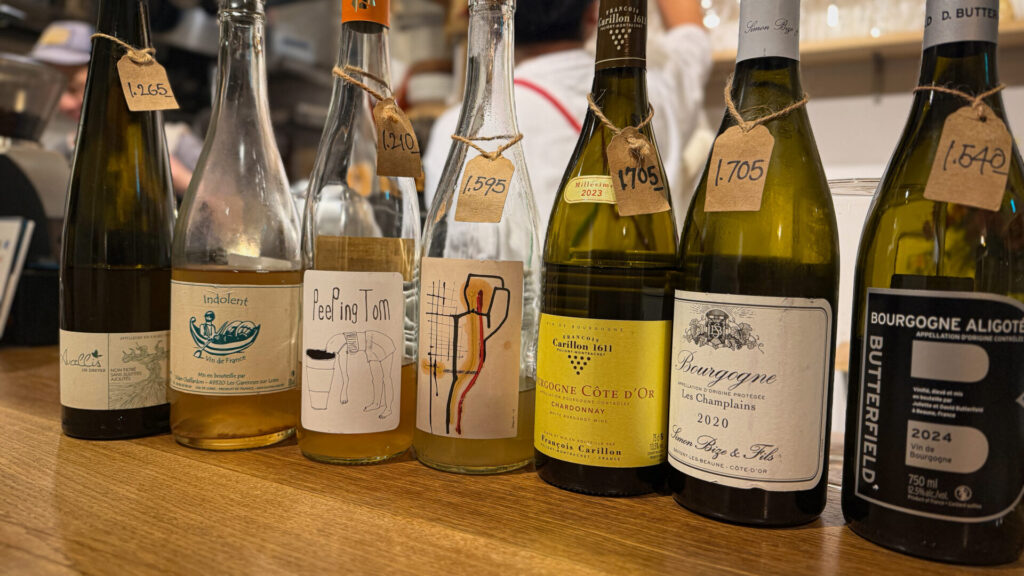 ナチュラルワインの一杯